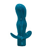 Бирюзовая анальная пробка с вибрацией Lola toys Satisfaction 8002-03Lola (11,5 см)