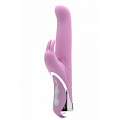 Розовый перезаряжаемый вибратор Shots Media BV Rechargeable Rabbit Pink SHT233PNK (23,5 см)