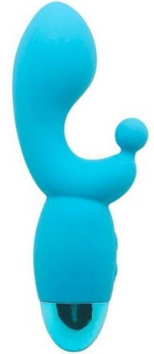 Голубой вибратор Howells INDULGENCE Rechargeable G Kiss 174213blue (16,5 см)