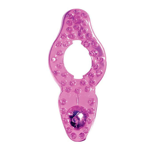 Розовое эрекционное колечко с шипами Toy Joy Wonderful Womanizer 3006009136