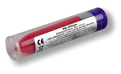 Красная вибропулька Rocks-Off RORD (8 см)