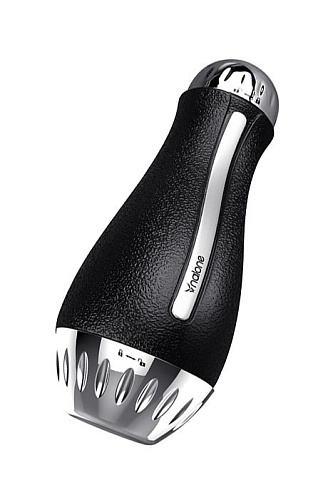 Чёрный мастурбатор-анус в чёрной тубе Nalone Nalone Bling CS-F005