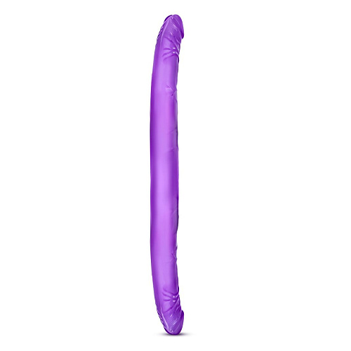 Фиолетовый двусторонний фаллоимитатор Blush Novelties B Yours 16 Double Dildo BL-52011 (40,6 см)