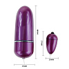 Трусики с мощной фиолетовой вибропулей с голосовым управлением Baile BI-014234-0603