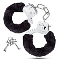 Чёрные игровые наручники Blush Novelties Cuffs BL-55415