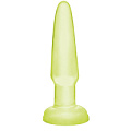 Светящаяся в темноте зелёная анальная пробка Pipedream Beginners Butt Plug PD4267-32 (10,9 см)
