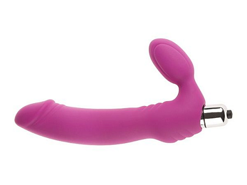 Безремневой розовый вибрострапон Adrien Lastic Bifun 20481 (10,5 см)