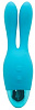 Голубой вибратор Howells INDULGENCE Rechargeable Dream Bunny 174215blue (15 см)