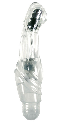 Прозрачный вибромассажёр NS Novelties Mirage Light Up NSN-0285-11 (17,7 см)