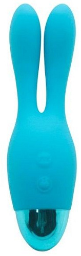 Голубой вибратор Howells INDULGENCE Rechargeable Dream Bunny 174215blue (15 см)