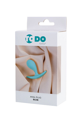 Мятная анальная втулка ToyFa Blob 357020 (5,5 см)