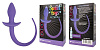 Фиолетовая анальная втулка с хвостиком Bior toys ST-40176-5