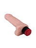 Рельефный вибромассажёр-реалистик телесного цвета LOVETOY (А-Полимер) 801300 (17,6 см)