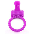 Лиловое эрекционное кольцо с клиторальным отростком Brazzers BRRE036