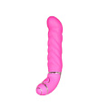 Розовый силиконовый вибростимулятор точки G Dream Toys PURRFECT SILICONE 6INCH 10FUNCTIONS 20954 (15 см)