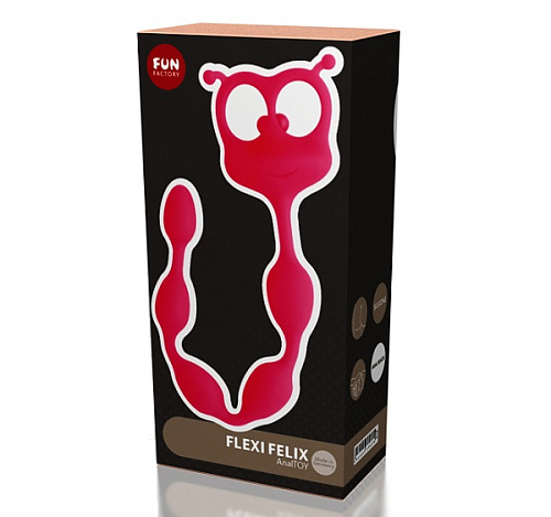 Розовая анальная цепочка Fun Factory Flexy Felix 38036 (31 см)
