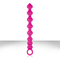 Розовая анальная цепочка из силикона NS Novelties PERLES D AMOUR NSN-0530-14 (22 см)