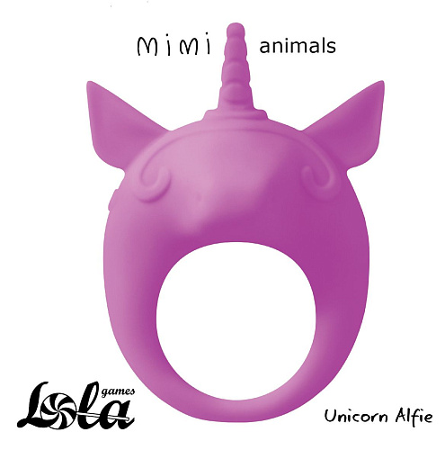 Фиолетовое эрекционное кольцо Lola toys Unicorn Alfie 7000-16lola