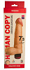 Телесный вибромассажёр LOVETOY (А-Полимер) HUMAN COPY 7,3 601603 (18,5 см)