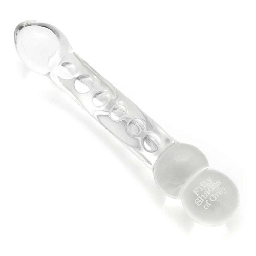 Прозрачный стеклянный стимулятор Fifty Shades of Grey Glass Massage Wand FS-40175