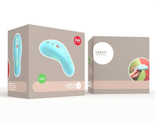 Голубой вибростимулятор Fun Factory Laya II 4807373