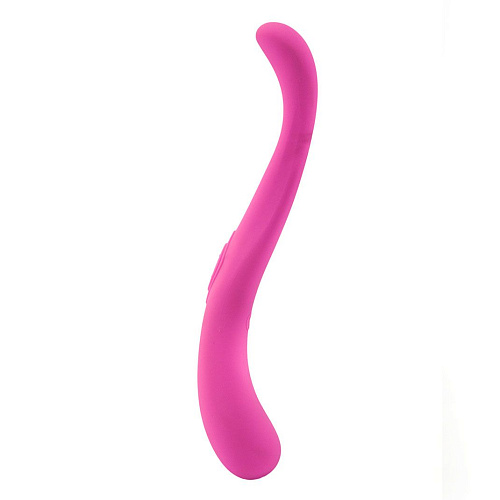 Двусторонний розовый вибратор для стимуляции точки G Topco Sales Celeste 1600674 (25,4 см)