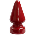 Огромная анальная пробка красного цвета Doc Johnson Red Boy The Challenge Butt Plug 0901-05-CD (23 см)