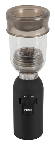 Дымчатая мини-помпа с эффектом посасывания и вибрацией Orion Automatic Glans Trainer 05872220000