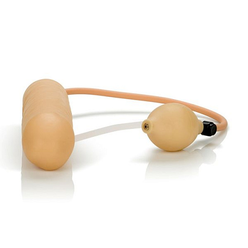 Телесный анальный расширитель California Exotic Novelties Inflatable Stud SE-0431-01-3 (17 см)