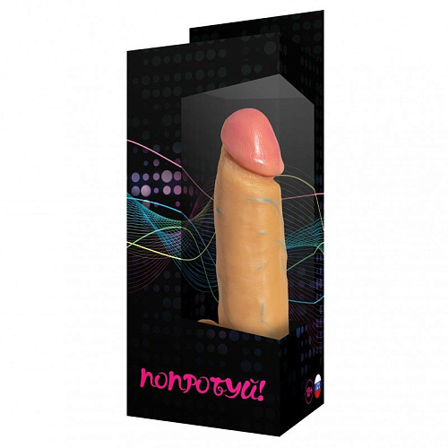 Телесный фаллоимитатор-реалистик с присоской Сумерки богов №1 201-01 BX DD (19 см)