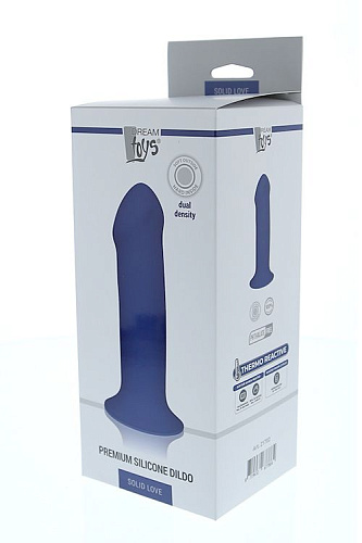 Синий фаллоимитатор-реалистик Dream Toys PREMIUM THICK DILDO 7INCH 21702 (18 см)