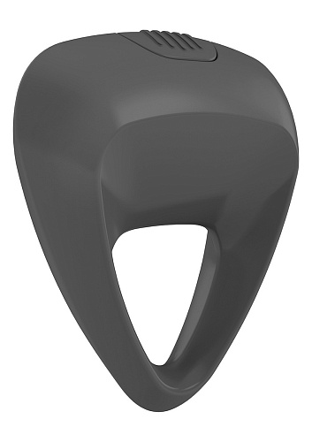 Эрекционное кольцо серого цвета OVO B9 GREY