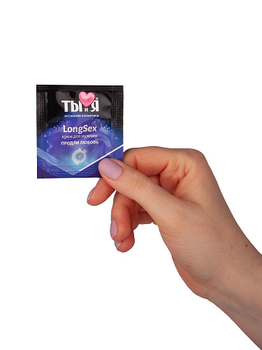 Пролонгирующий крем в одноразовой упаковке Биоритм LongSex LB-70023t (1,5 гр)
