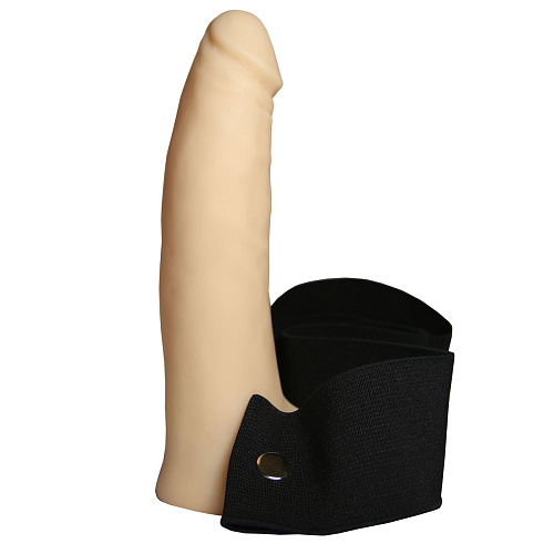 Фаллопротез телесного цвета на чёрной резинке Сумерки богов №3 1005-03 CD DD