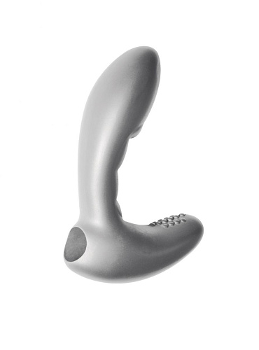 Серый стимулятор простаты с вибрацией Lola toys Wonder Touch Grey 4220-02Lola