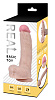 Телесный реалистичный фаллоимитатор с мошонкой Real RP10008 (23 см)