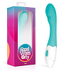 Зелёный вибратор для G-стимуляции EDC Tate G-Spot Vibrator GVO001 (20 см)