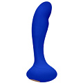 Синий вибростимулятор точки G Shots Media BV Finesse ELE012BLU (17,5 см)