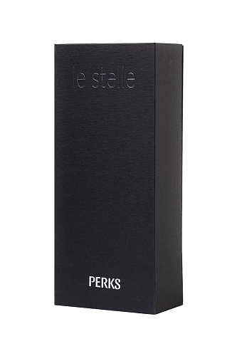 Фиолетовый вибратор с 2 сменными насадками Le Stelle PERKS SERIES EX-1LS12210