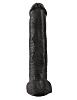 Чёрный фаллоимитатор-гигант Pipedream 15 Cock with Balls PD5535-23 (40,6 см)