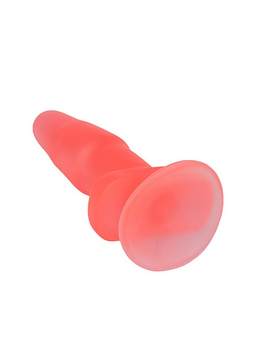 Розовый гелевый анальный стимулятор на присоске LOVETOY (А-Полимер) 215200 (12,5 см)