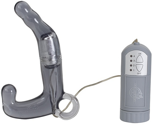 Стимулятор простаты и ануса для мужчин серого цвета Doc Johnson MEN S PLEASURE WAND 0906-00-BX