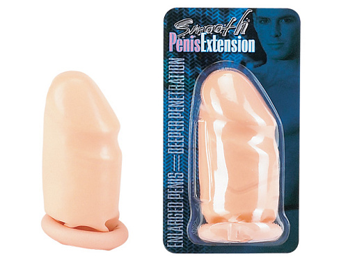 Удлиняющая насадка телесного цвета Seven Creations Smooth Penis Extension 170SC