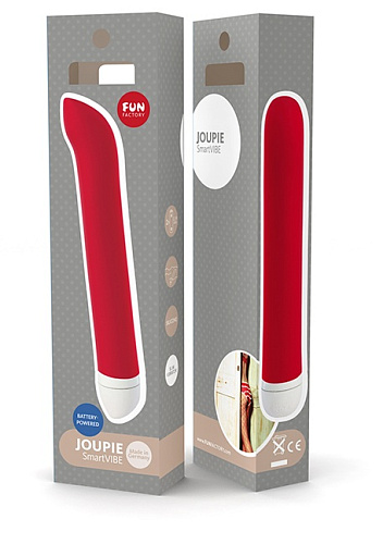 Красный мини-вибратор Fun Factory Joupie 18403 (18,2 см)