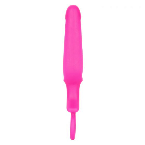 Розовая силиконовая пробка с прорезью California Exotic Novelties Silicone Groove Probe SE-0393-41-2 (10,25 см)