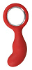Красный анальный стимулятор с ручкой-кольцом Orion 0511099 (13,5 см)