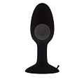 Чёрная анальная пробка с движущимся шариком внутри Dream Toys MENZSTUFF ROLL PLAY 20839 (10 см)