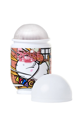 Прозрачный мастурбатор Men sMax Capsule ATTACK MM-27