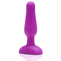 Лиловая анальная вибропробка b-Vibe NOVICE REMOTE CONTROL PLUG FUCHSIA BV-004-FUC (10,2 см)