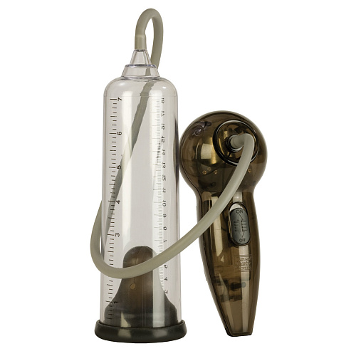 Прозрачная автоматическая вакуумная помпа California Exotic Novelties Rock Hard Pump SE-1037-00-3